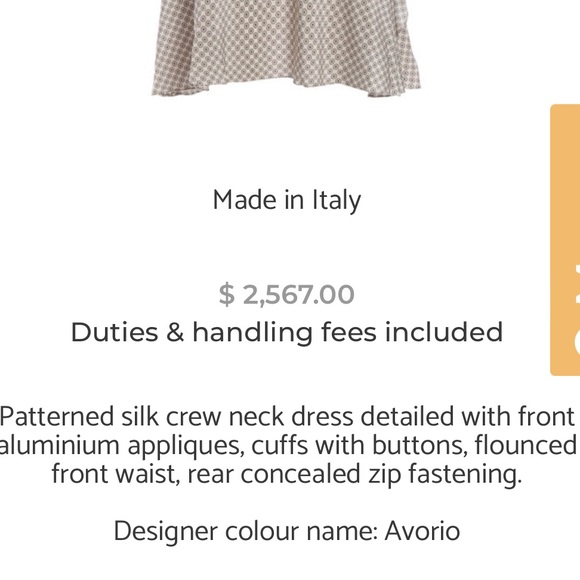 **** HOST PICK* ****STELLA McCARTNEY SILK BELLA DRESS NWOT size 38 (us 2… - Picture 9 of 9